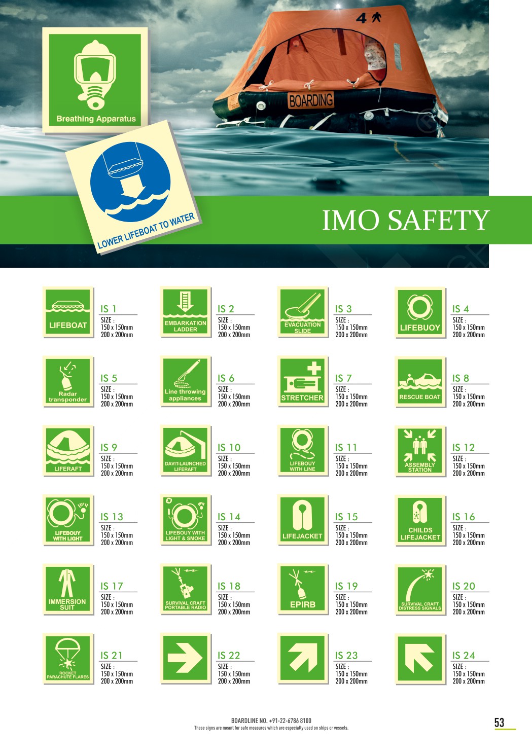 IMO Safety catalog page 1