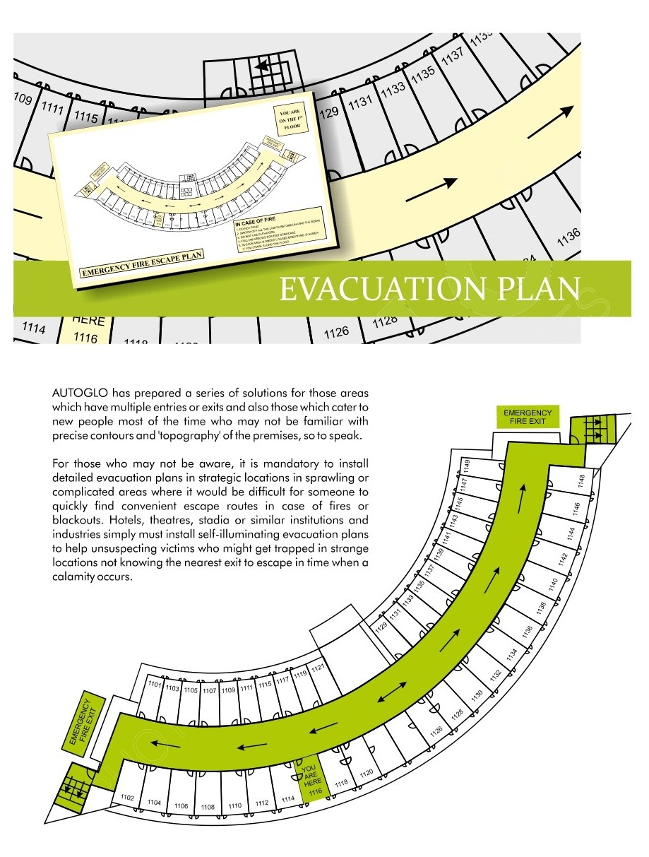 Evacuation Plan catalog page 1