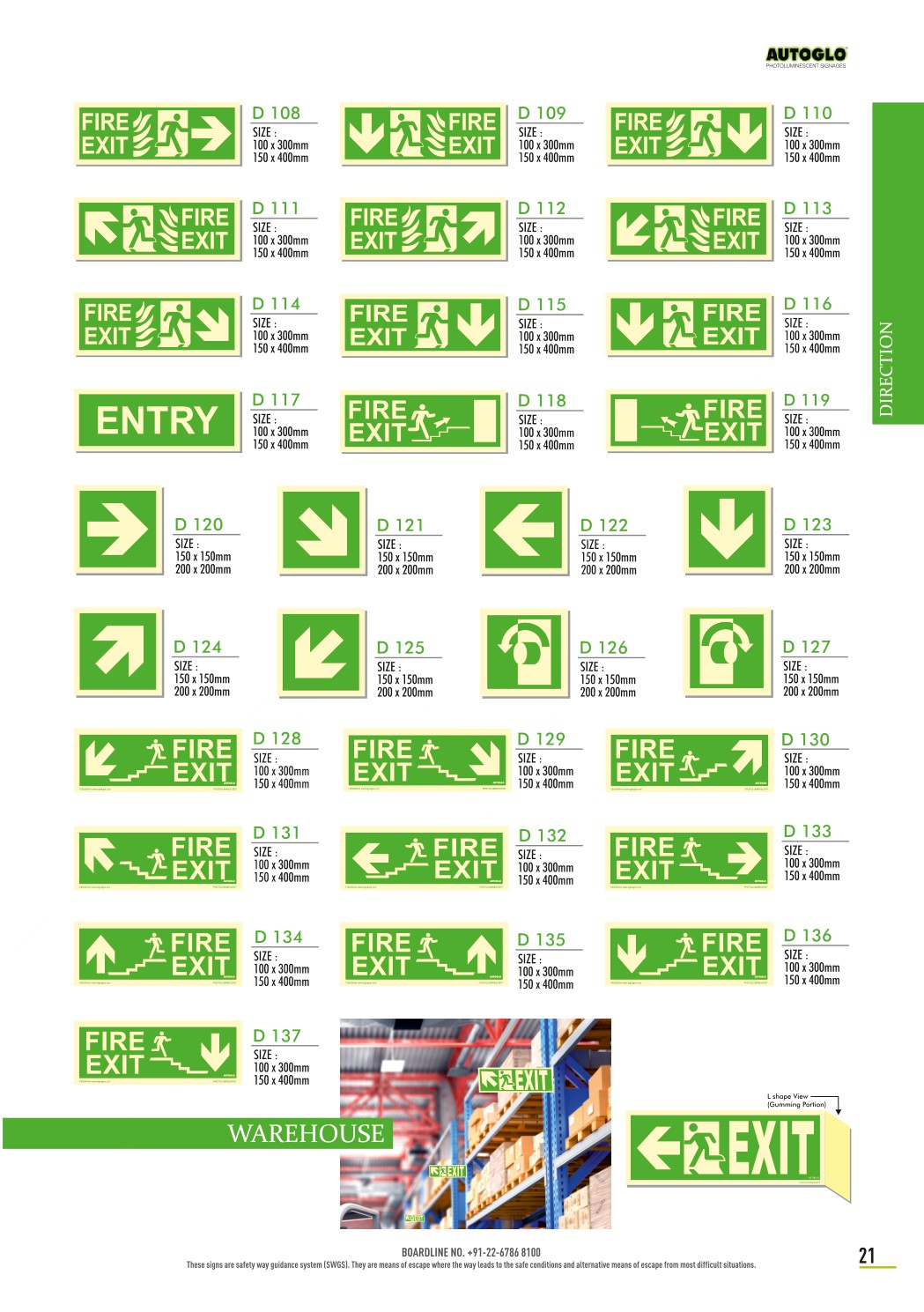 Direction Sign catalog page 5