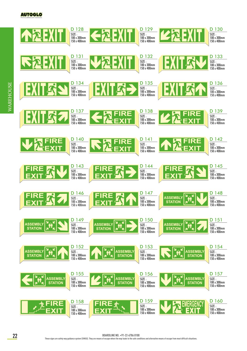 Direction Sign catalog page 6