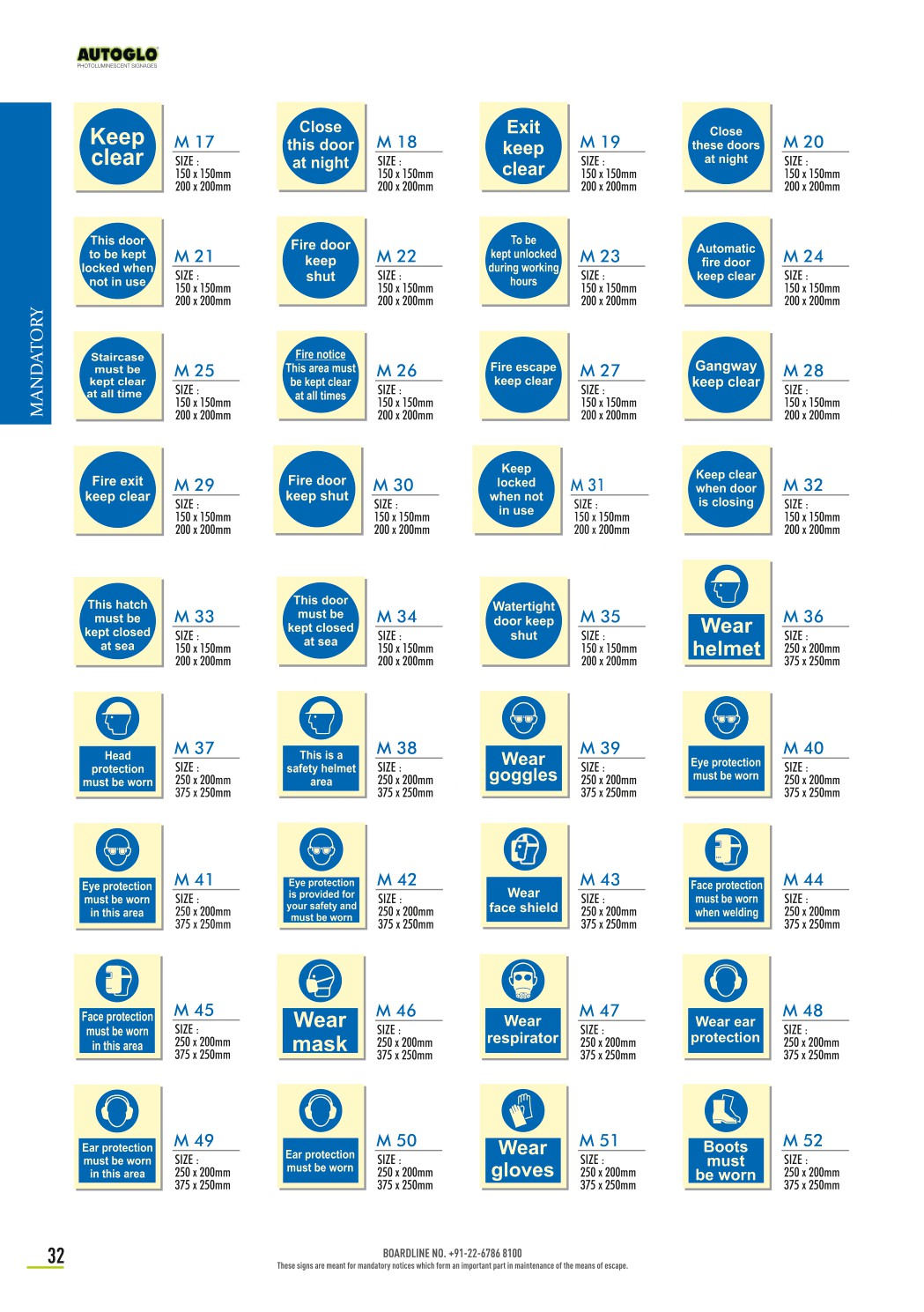 Mandatory catalog page 2