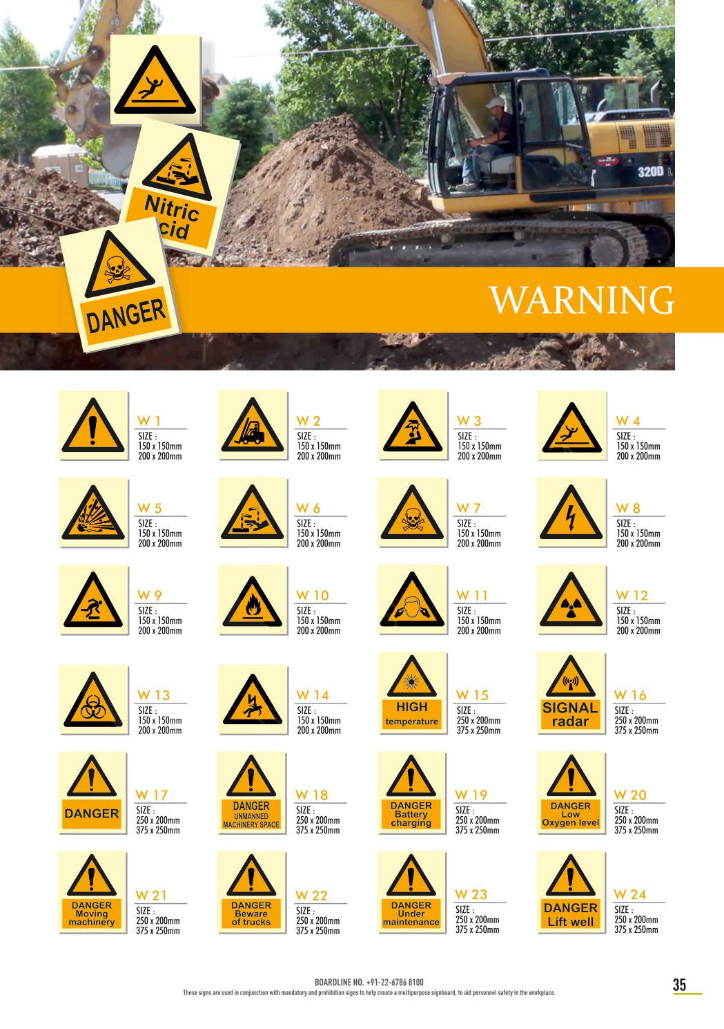 Warning catalog page 1