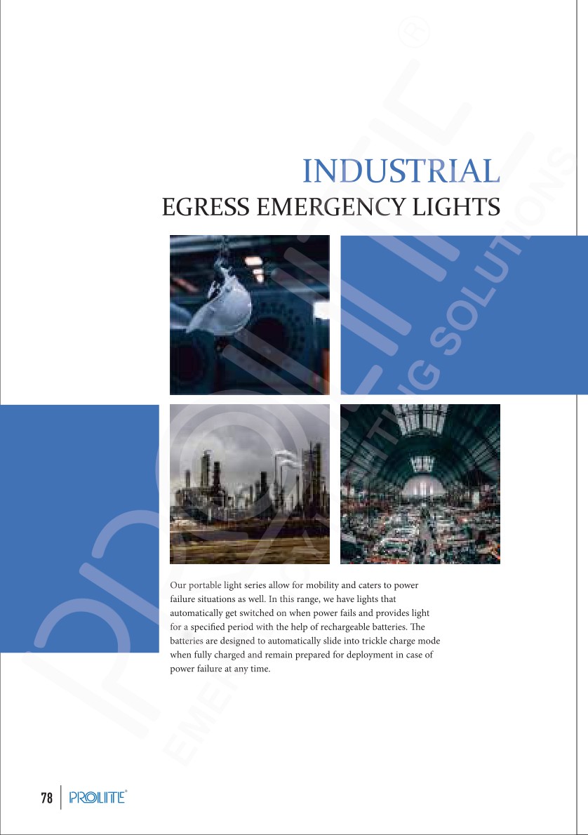 Emergency Light LED NM (600) MIN/MAX catalog page 1