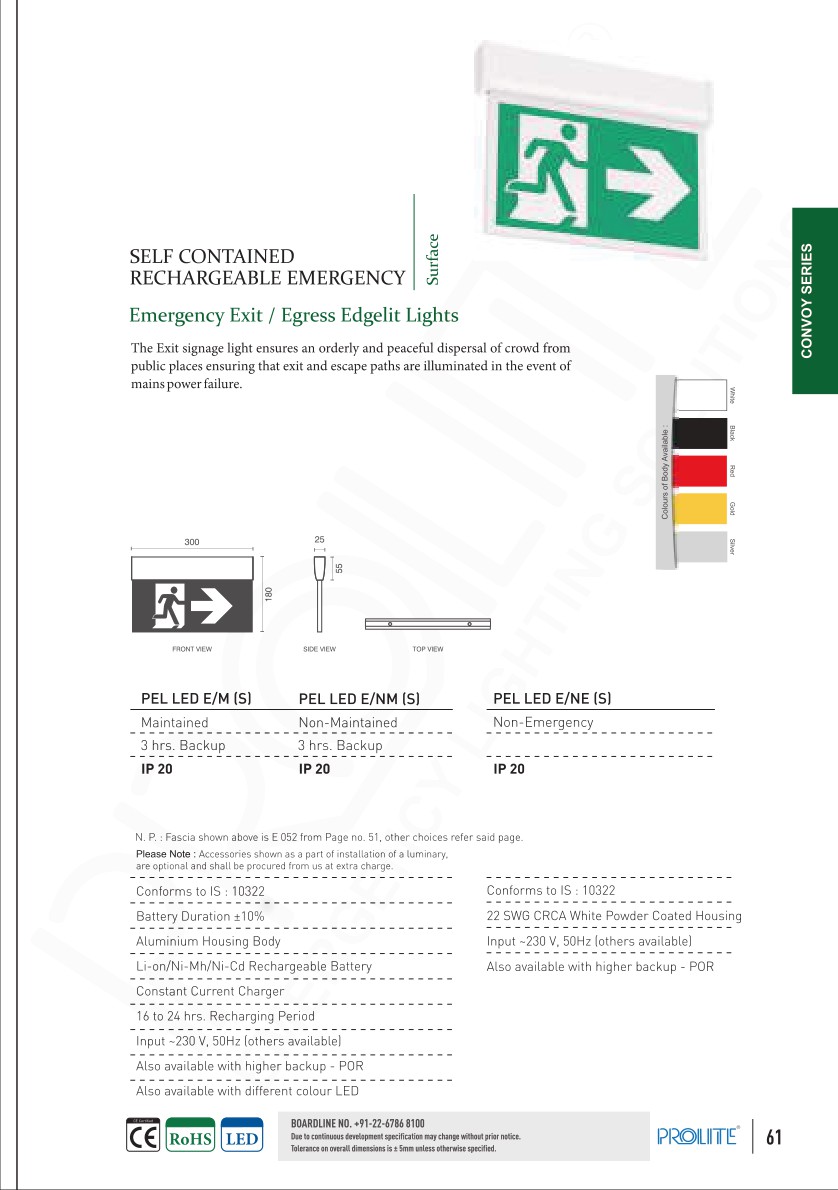 PEL LED E M/NM (S) catalog page 4