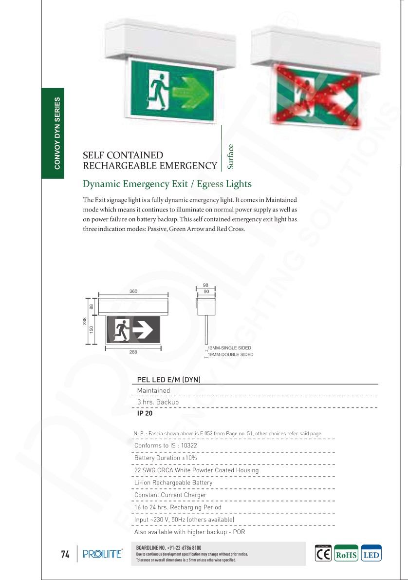 PEL LED E/M (DYN) catalog page 2