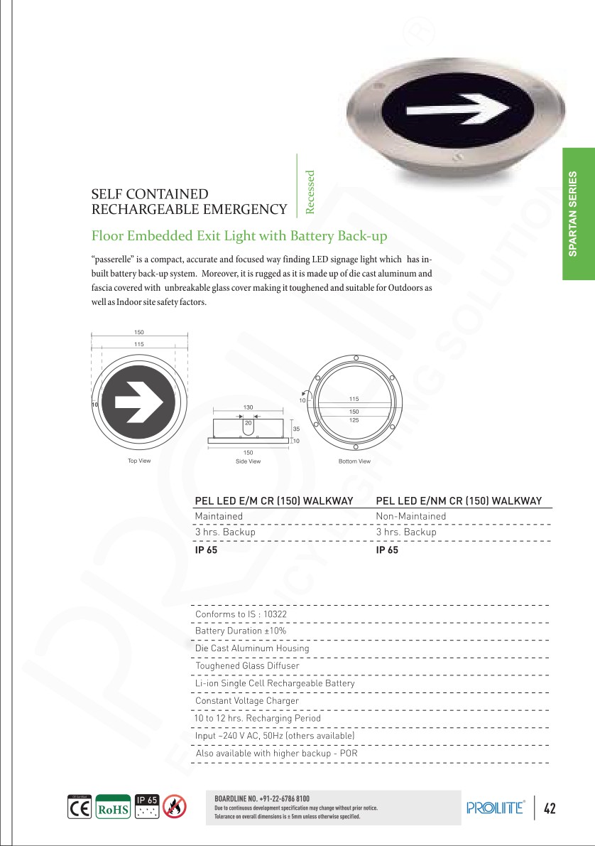 PEL LED E/M/NM CR (150) WALKWAY catalog page 4