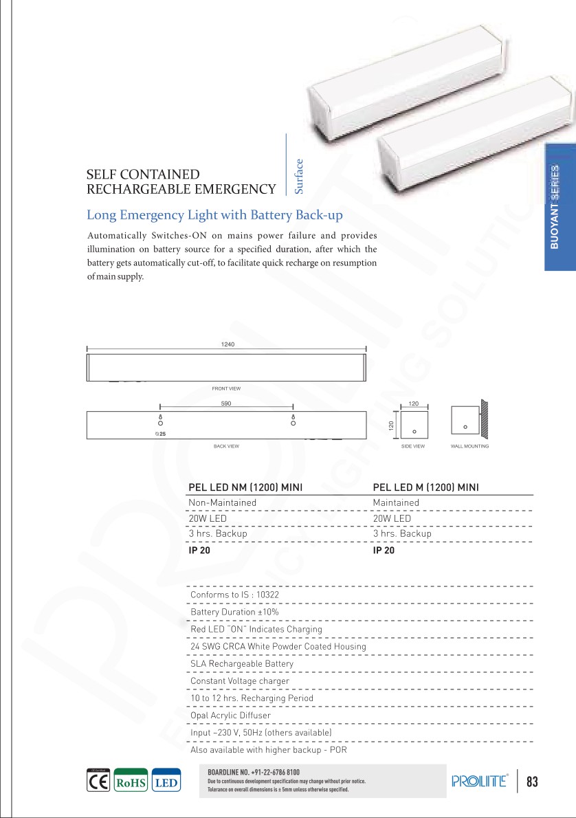 PEL LED M/NM (1200) MINI/MAX catalog page 2