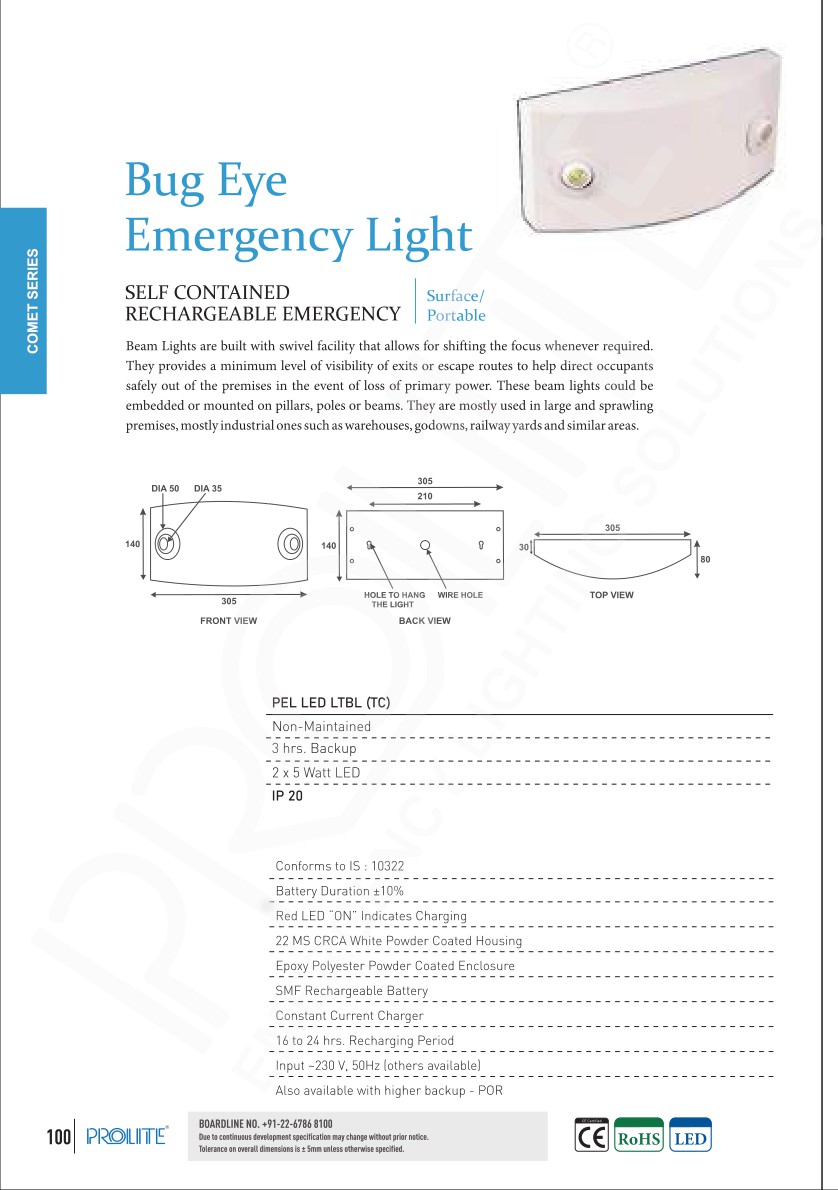 PEL LED LTBL (TC) catalog page 1