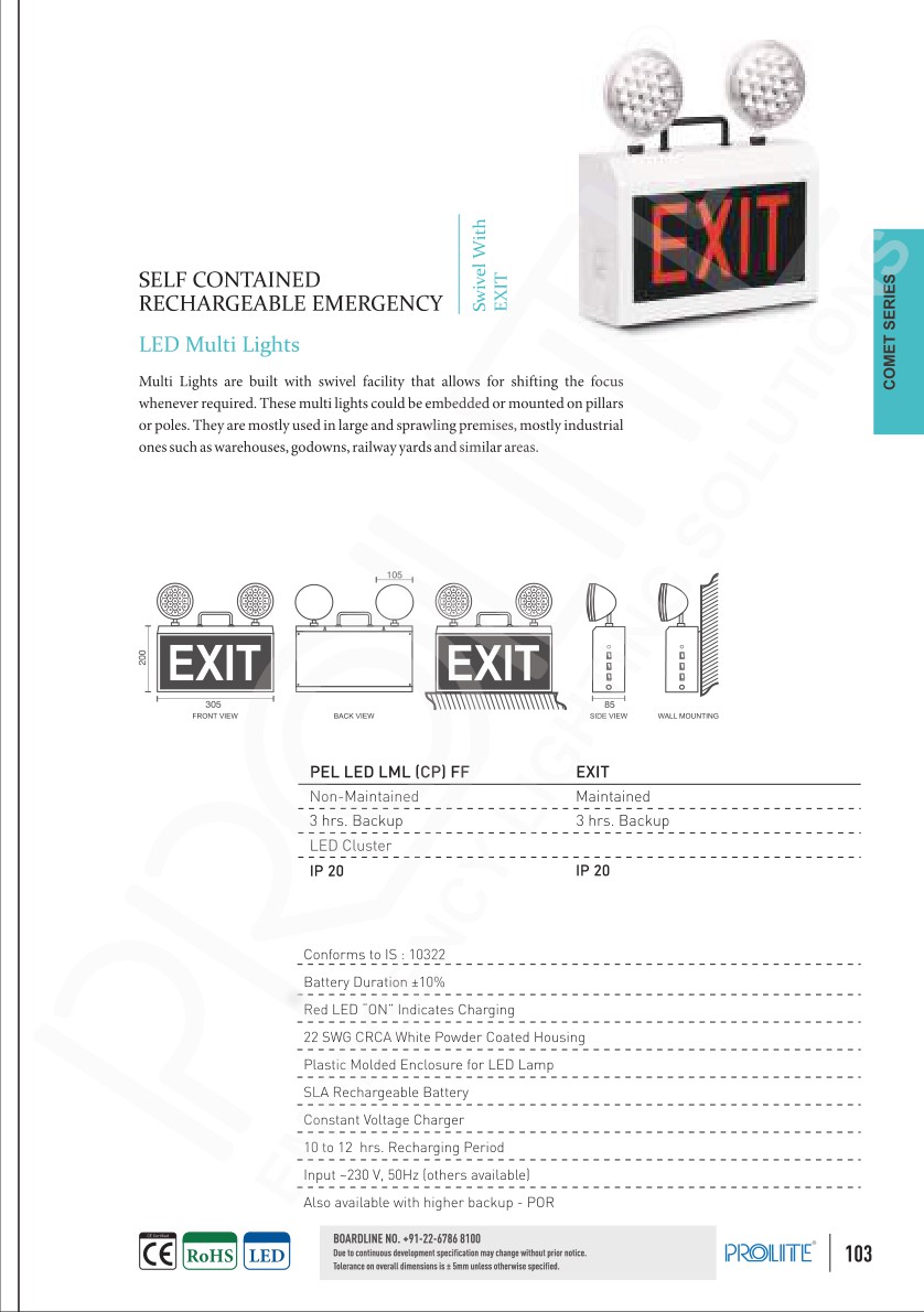 PEL LED LML (CP) FF catalog page 1