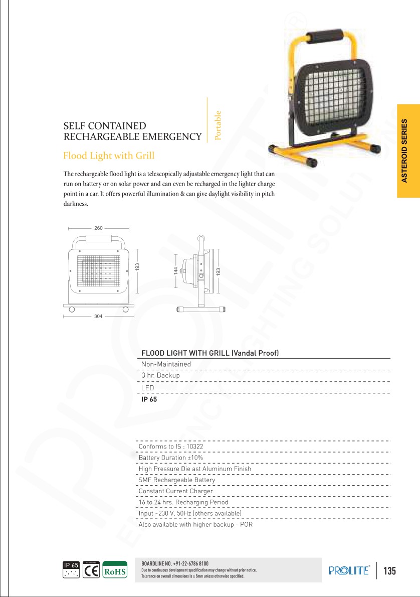 FLOOD LIGHT WITH GRILL (Vandal Proof) catalog page 2