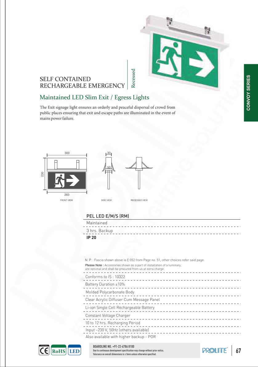 PEL LED E/M/S (RM) catalog page 4