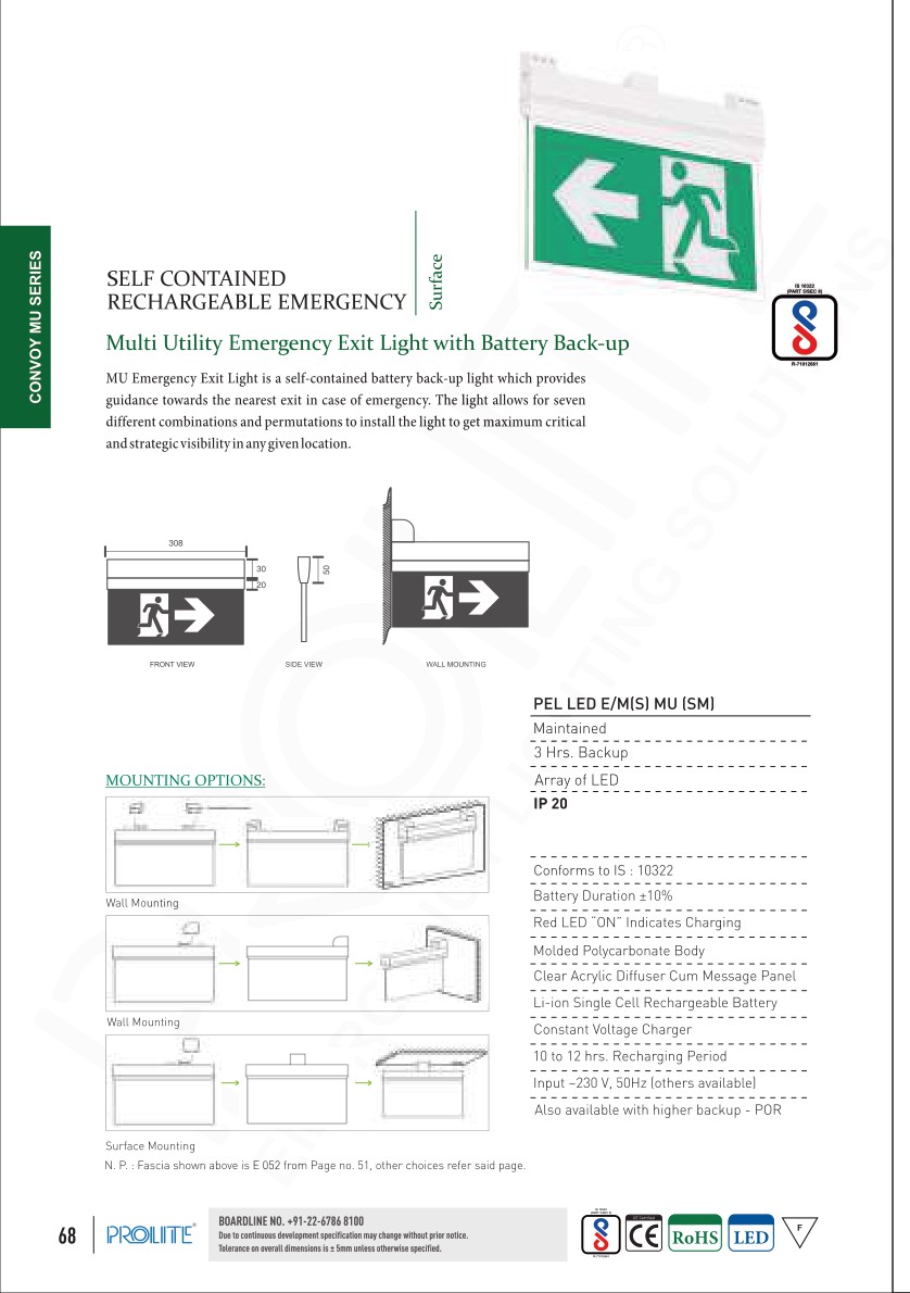 PEL LED E/M(S) MU (SM) catalog page 3