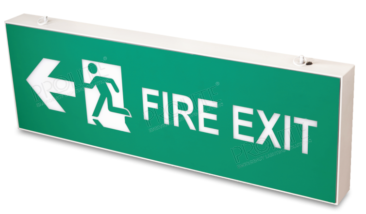 LED Sleek Exit Light | 1 Watt LED Light | Low Location Lighting