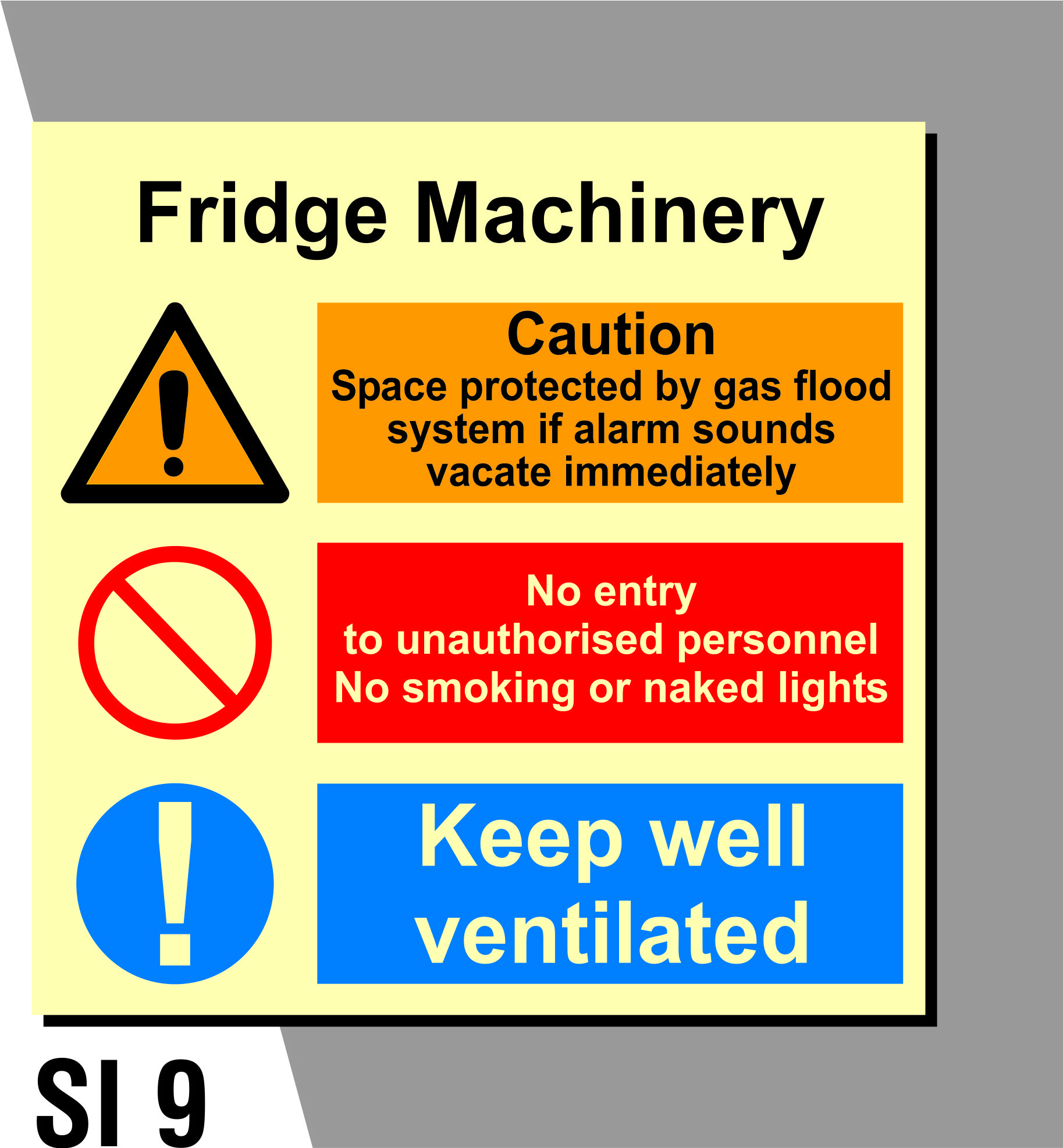 Space Identification Signage SI 9