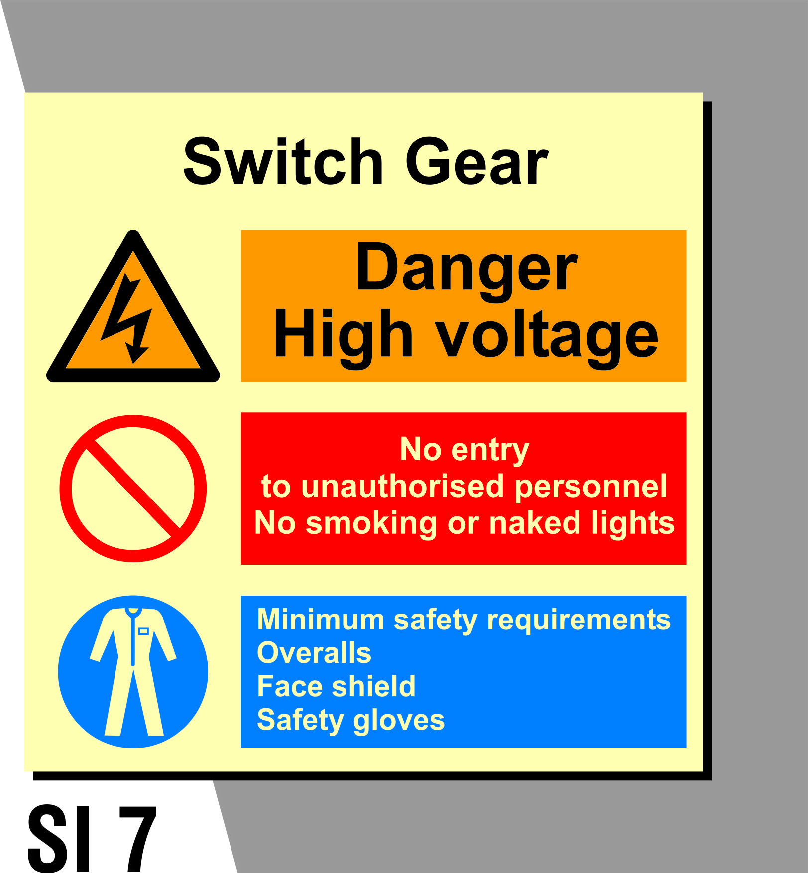Space Identification Signage SI 7