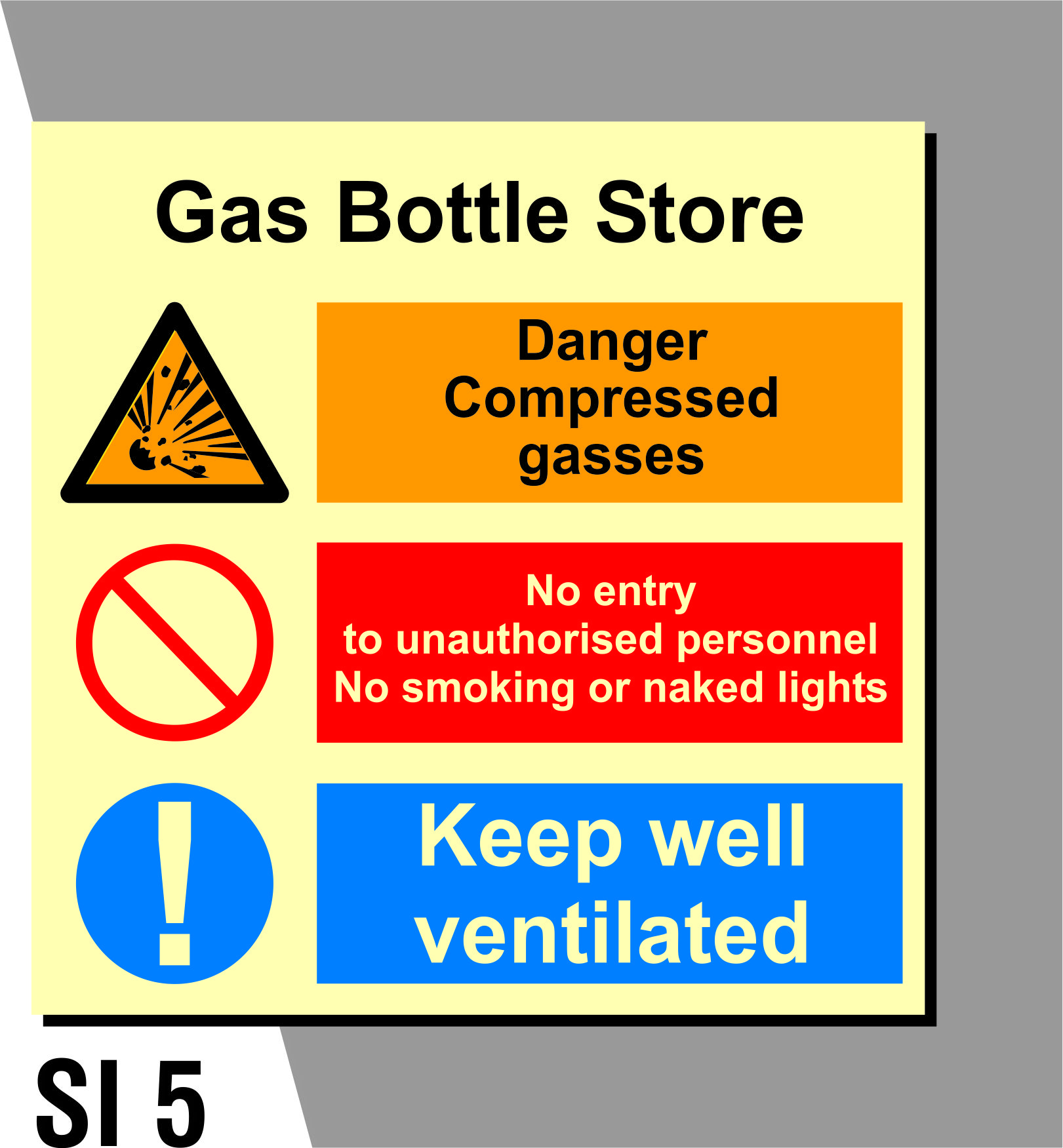 Space Identification Signage SI 5
