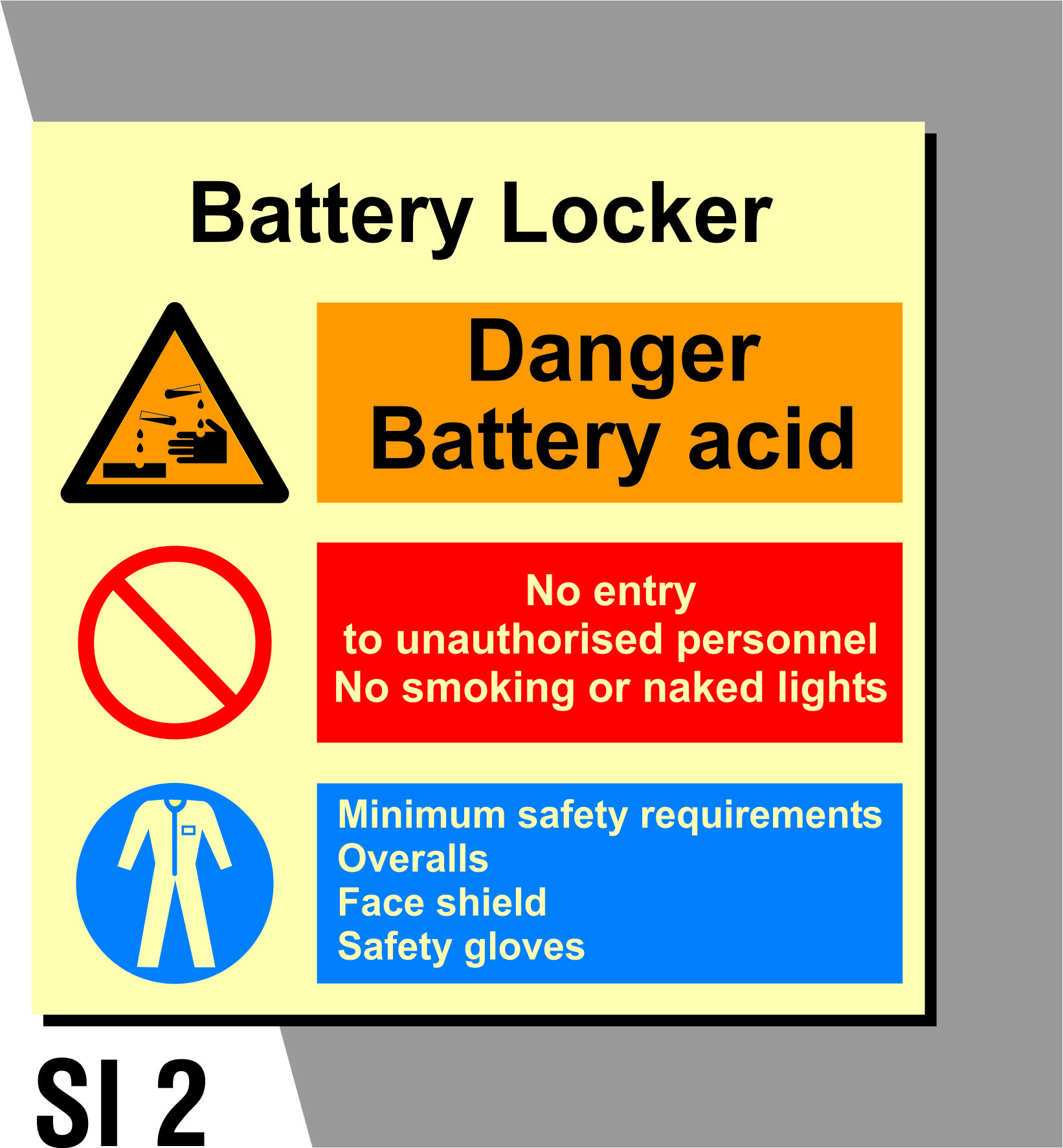 Space Identification Signage SI 2